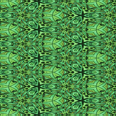 Sanderlin Oriental Wool Light Green/Green Area Rug East Urban Home Rug Size: Square 4'