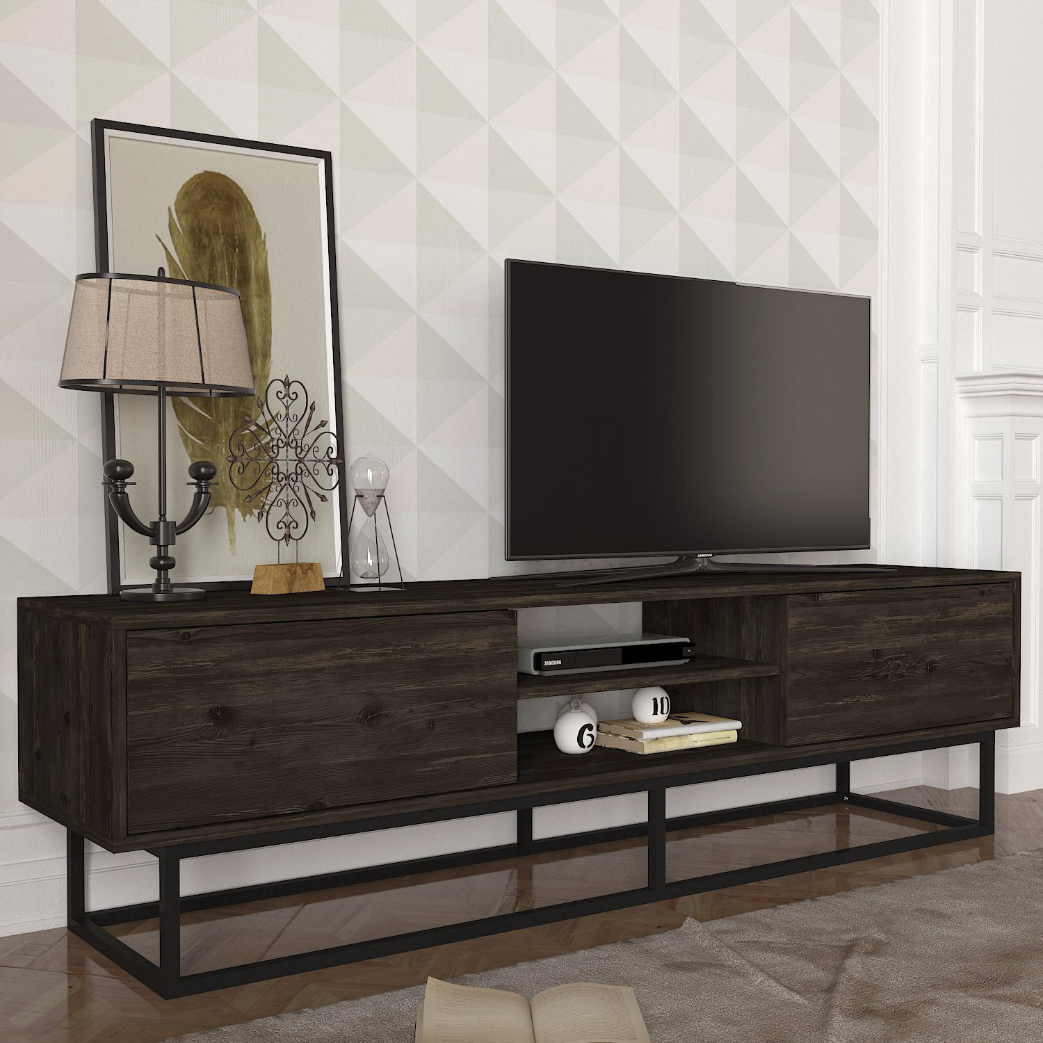 Union Rustic Fitzgibbon TV Stand for TVs up to 85" & Reviews Wayfair