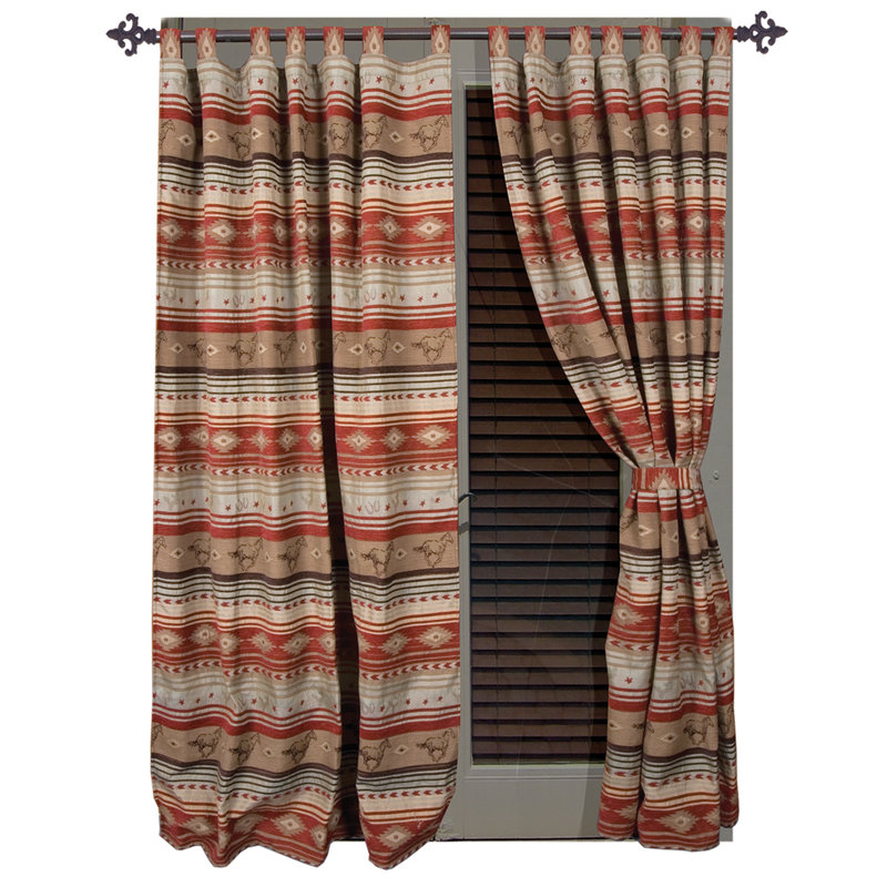Loon Peak Suhel Striped Tab Top Curtain Panels Reviews Wayfair