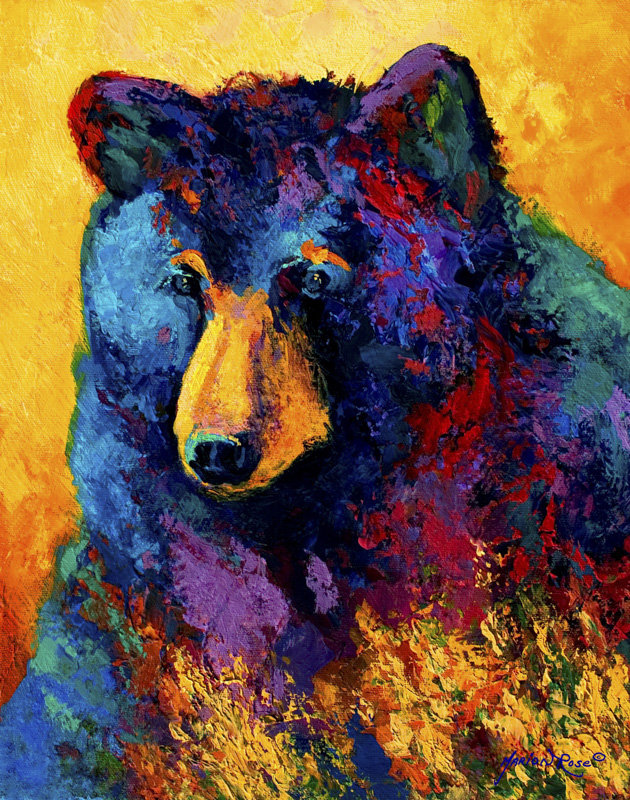 Buy Art For Less Bear By Marion Rose Painting Print On Wrapped