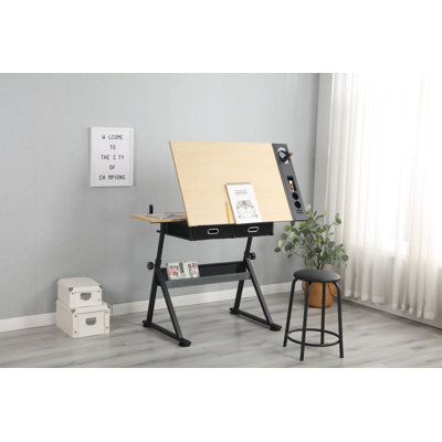 Height Adjustable Drafting Table Inbox Zero