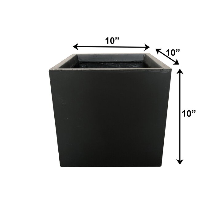 17 Stories Wabbaseka Concrete Planter Box & Reviews | Wayfair