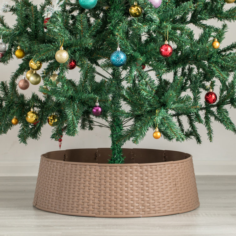 plastic christmas tree collar