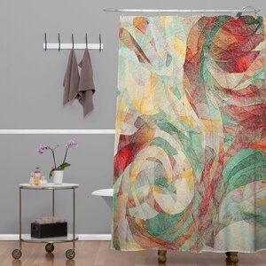 Jacqueline Maldonado Rapt Extra Long Shower Curtain