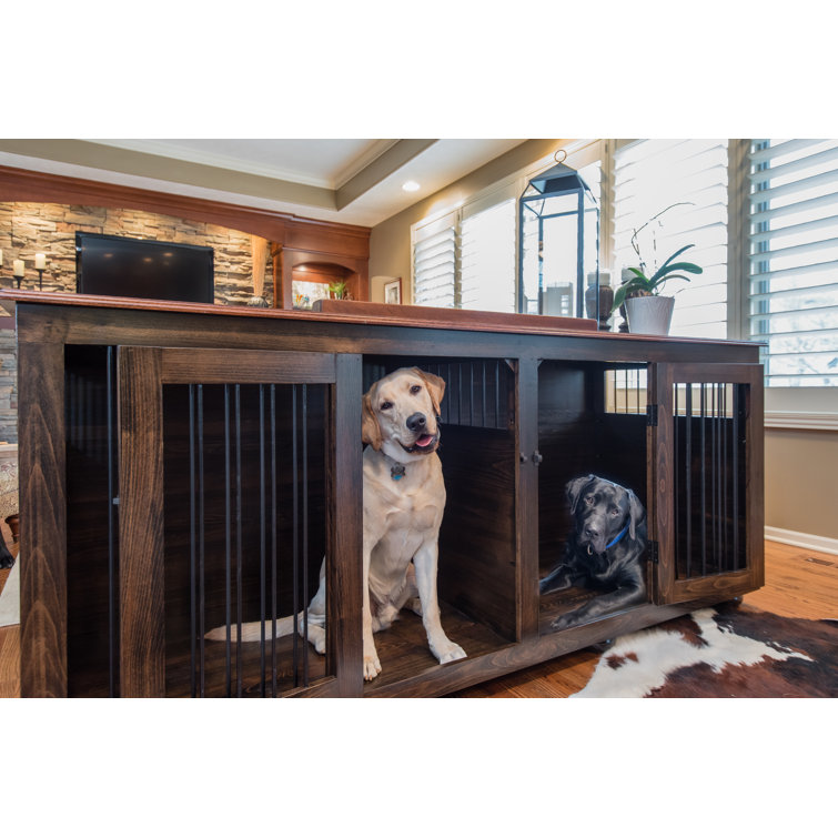 large double dog kennel