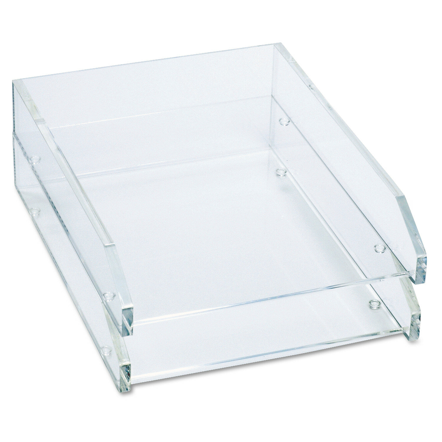 clear plastic trays