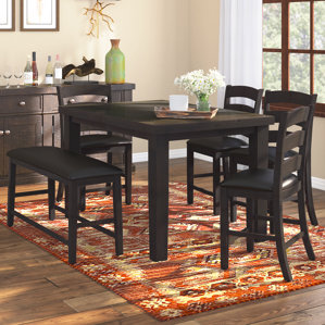 Bodie 6 Piece Counter Height Dining Set by Loon Peak