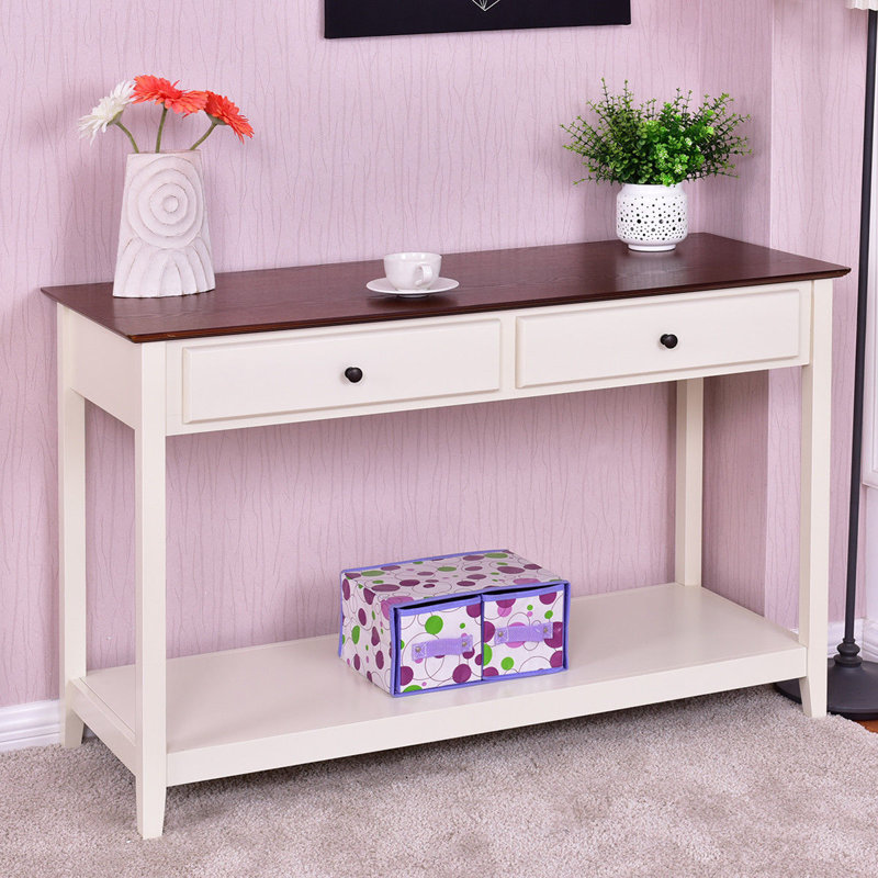 Charlton Home Boxford Shelf Entryway Living Room Console Table