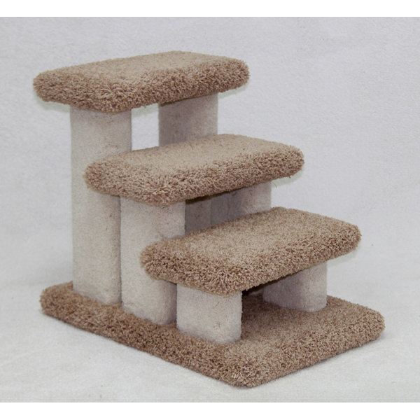 carpeted dog steps