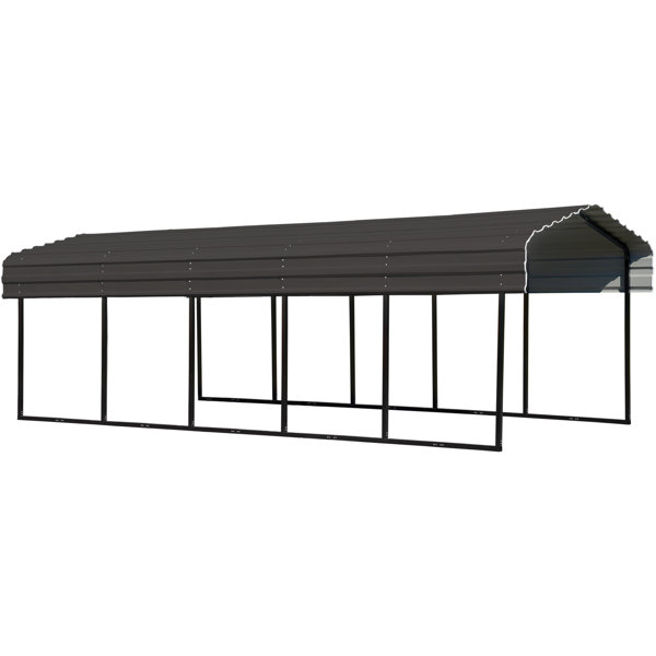 Arrow Steel Carport 10 Ft X 24 Ft Canopy Wayfair