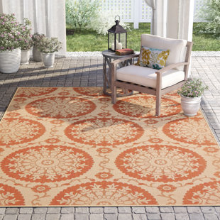 Geometric Orange Area Rugs You Ll Love In 2021 Wayfair