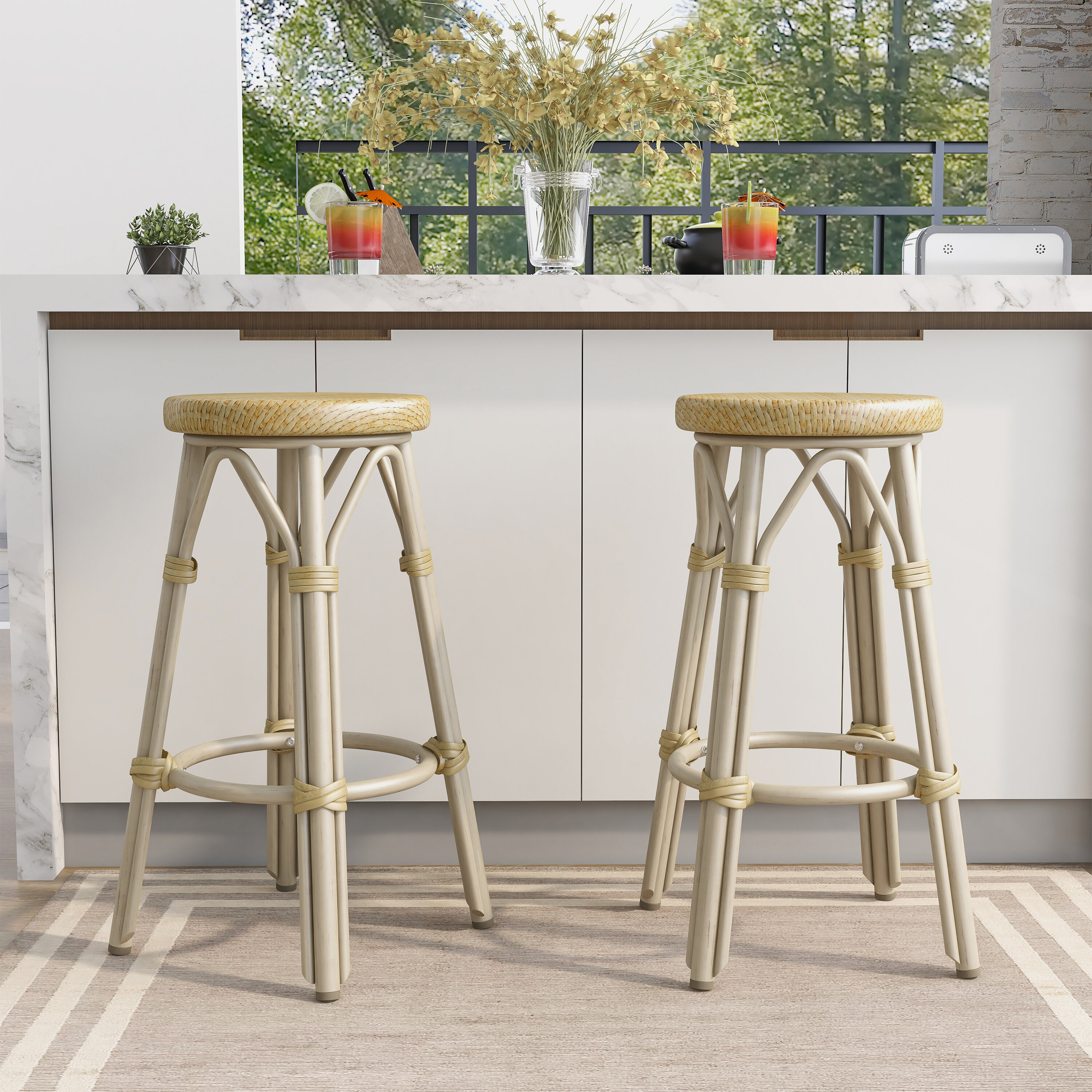 Beachcrest Home Seadrift Patio Bar Stool | Wayfair