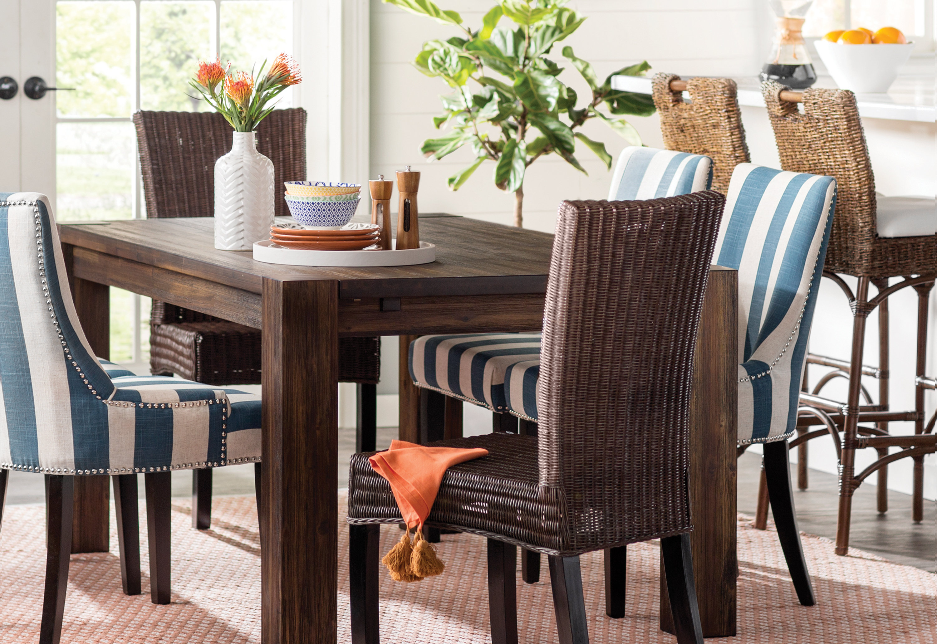 high chair that fits under table