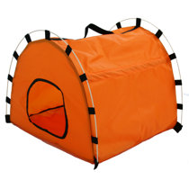 orange dog crate