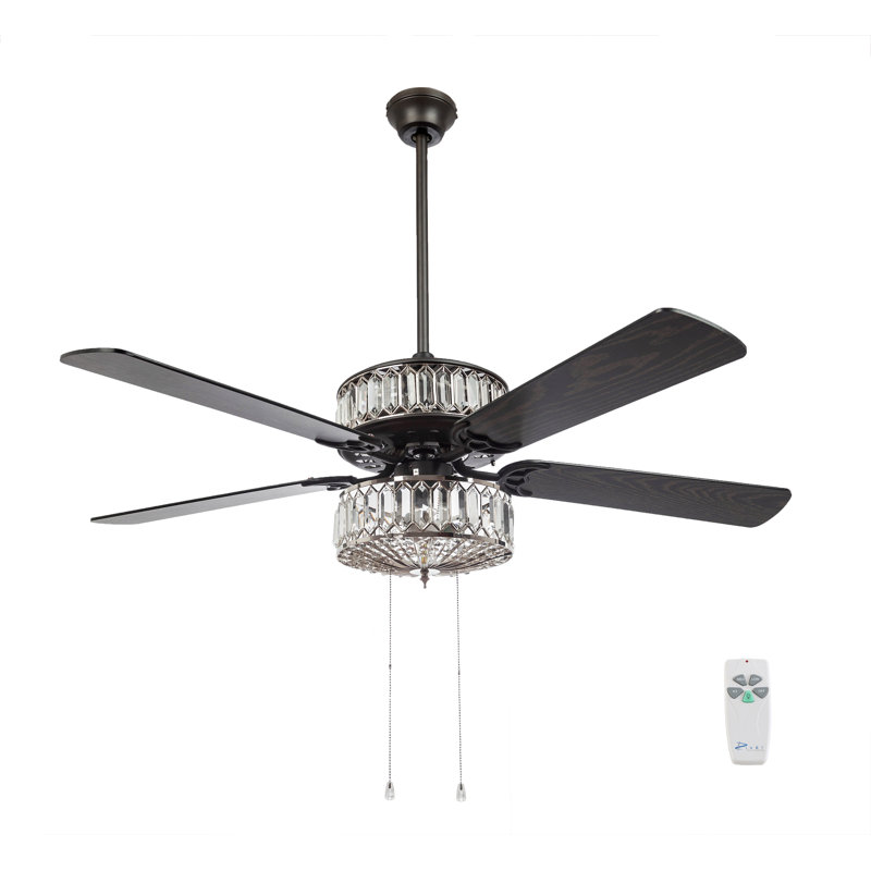 House Of Hampton 52 Norah 5 Blade Ceiling Fan Light Kit Included