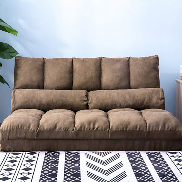Ebern Designs Double Chaise Lounge Sofa Chair Floor Couch With Two Ebern Designs Double Chaise Lounge Sofa