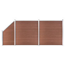 wood effect plastic fence panels you ll love wayfair co uk