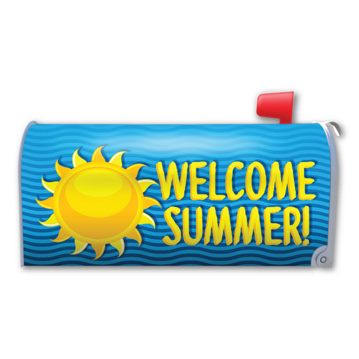 Welcome Summer! Magnetic Mailbox Cover