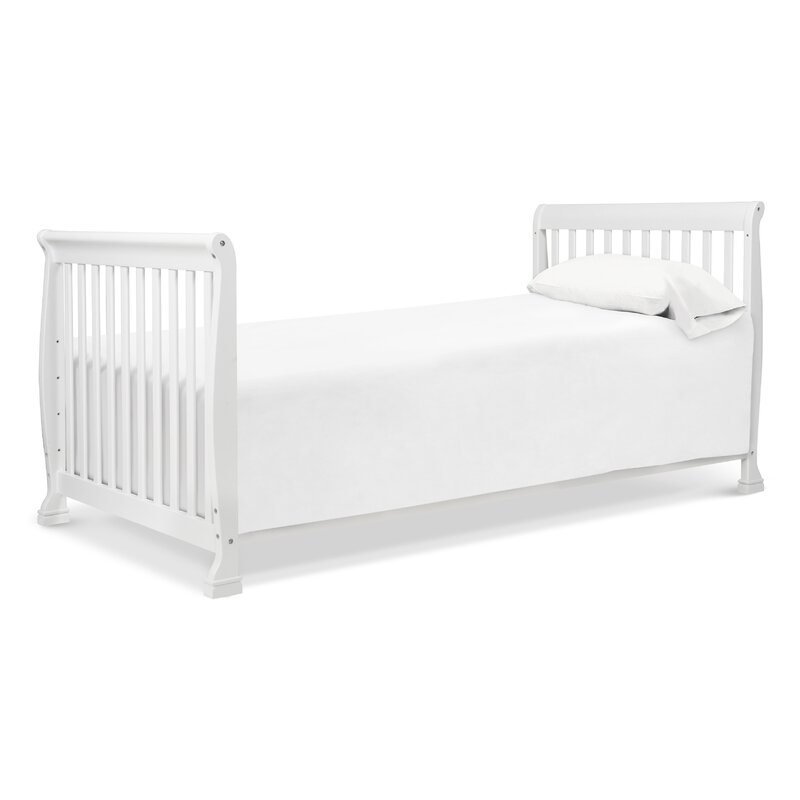 davinci kalani mini crib grey