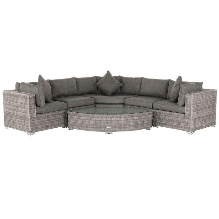 Feldman 5 Seater Rattan Sofa Set