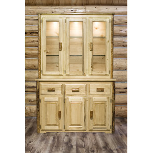 Go to store & view more images Tustin Lighted China Cabinet by Loon Peak