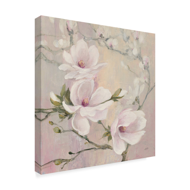 House Of Hampton Blushing Magnolias Acrylic Painting Print On