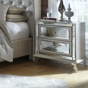 Go to store & view more images Hollywood Loft 2 Drawer Nightstand by Michael Amini