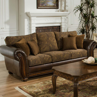 Brown Paisley Sofa Wayfair Simmons Upholstery Aske Sofa