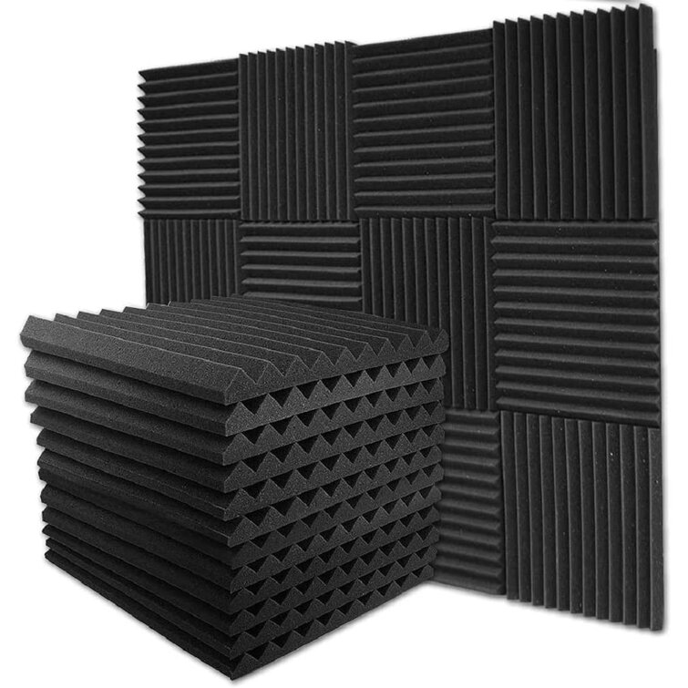 SWU 24 Sound-Absorbing Panels, Soundproof Foam Panels For Walls, Wedge ...