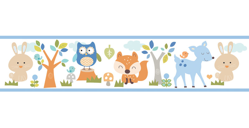 meltzer country club 15 x 6 wildlife 3d embossed border wallpaper