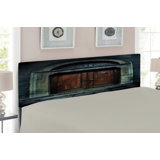 Gothic Upholstered Panel Headboard by East Urban Home
