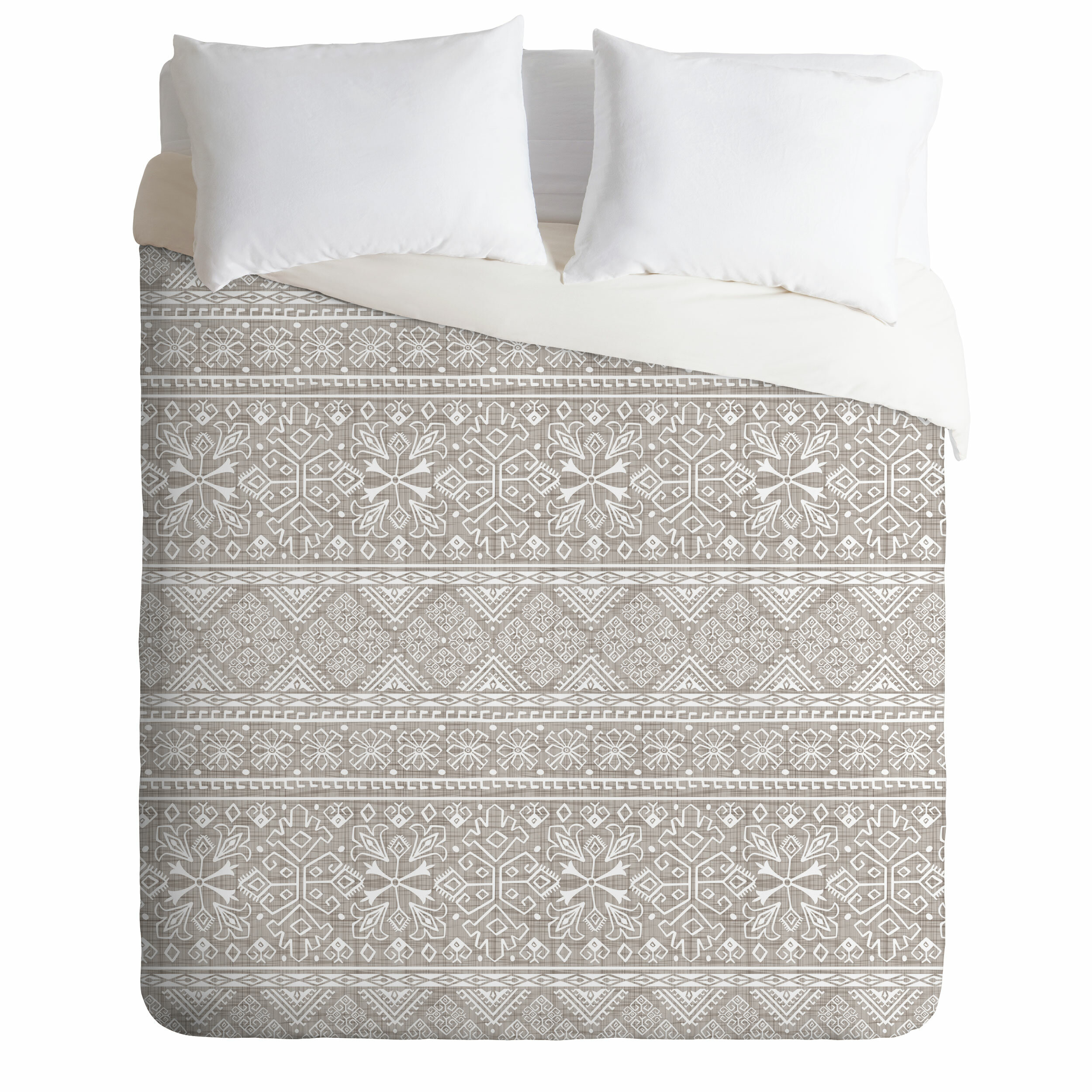 East Urban Home Heather Dutton Grand Bazaar Linen Duvet Cover Set