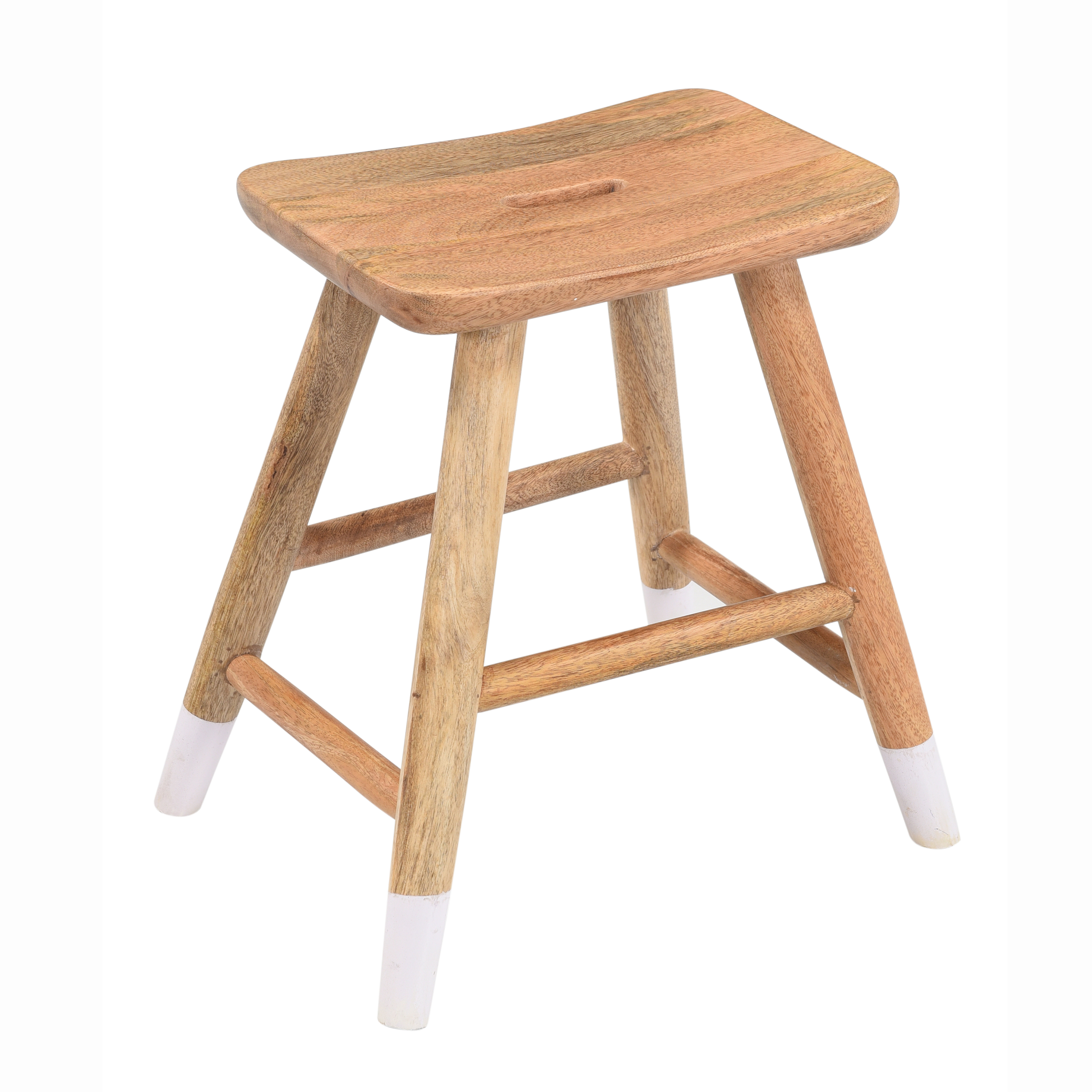 Johnny Solid Wood Accent Stool Reviews Joss Main