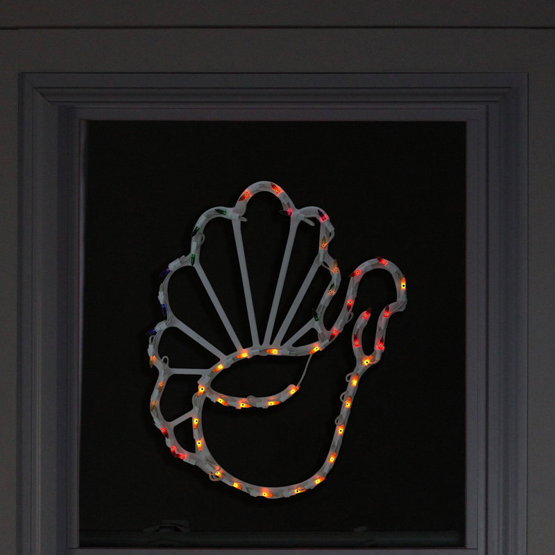 Northlight 18 Turkey Thanksgiving Window Silhouette Decoration Lighted Display Reviews Wayfair