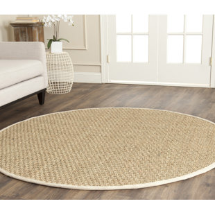 Bamboo Seagr Round Rugs You Ll Love Wayfair Ca Catherine Loom Natural Ivory Area Rug