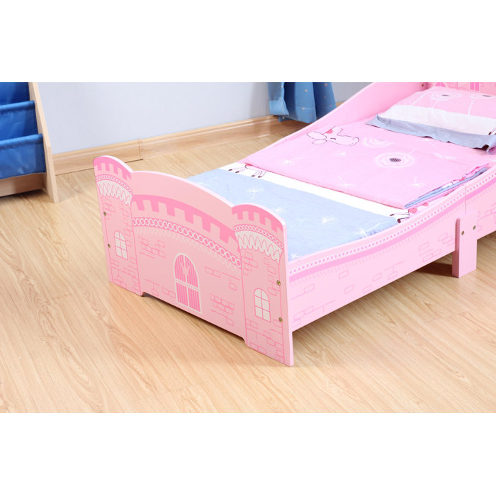 Jaren Castle 70 X 140cm Convertible Toddler Bed With Mattress Jaren Castle 70 X 140cm Convertible Toddler Bed With Mattress