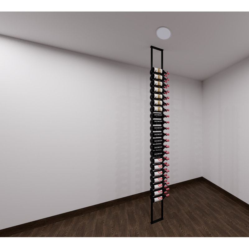 Rebrilliant Ingerson Floating 42 Bottle Wall Mounted Wine Bottle Rack Wayfair