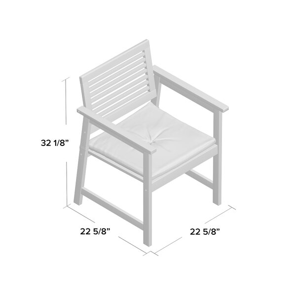 Latitude Run® Estherville Patio Chair with Cushions & Reviews | Wayfair