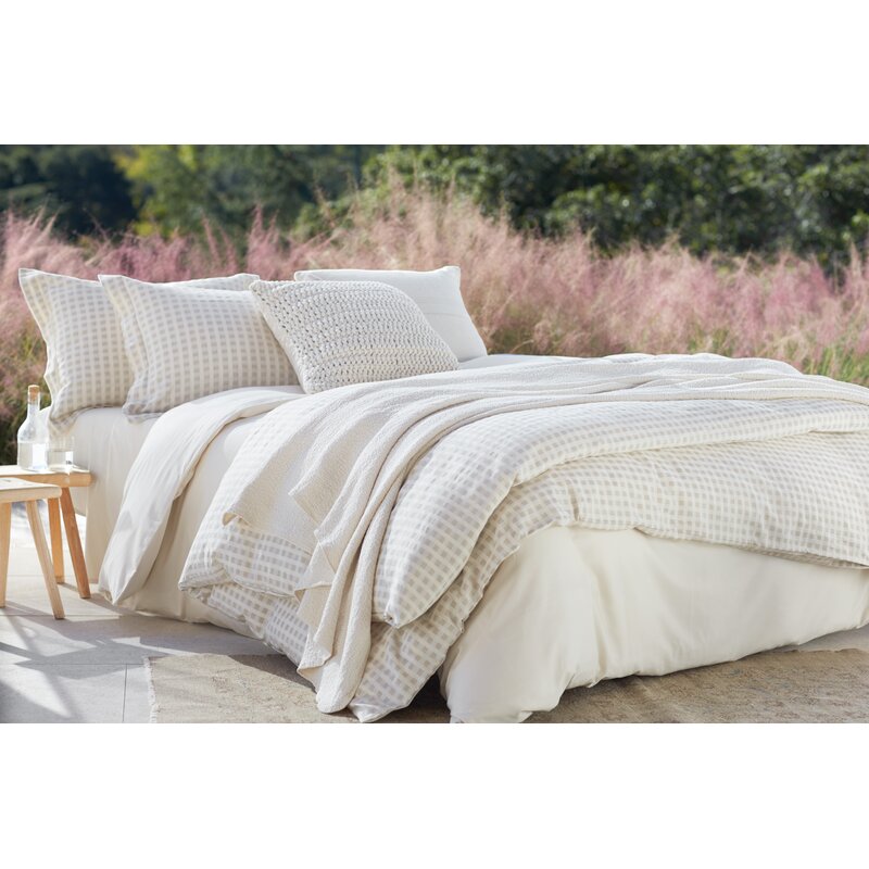 Coyuchi Birch Cotton And Linen Duvet Cover Set Wayfair