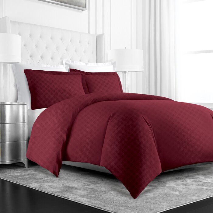 Charlton Home Halpern Duvet Cover Set Reviews Wayfair