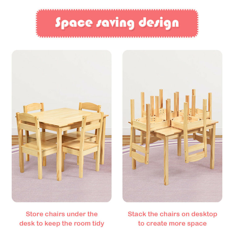 space saving kids table