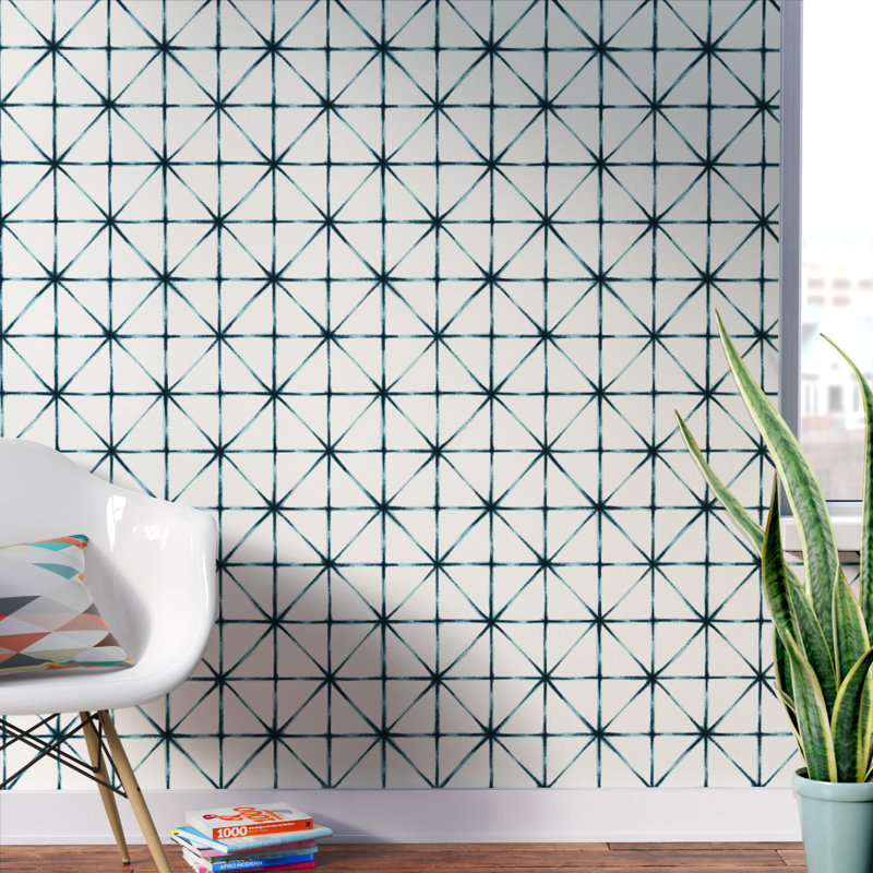 Wrought Studio Folden Modern 16 5 L X 20 5 W Geometric Peel And