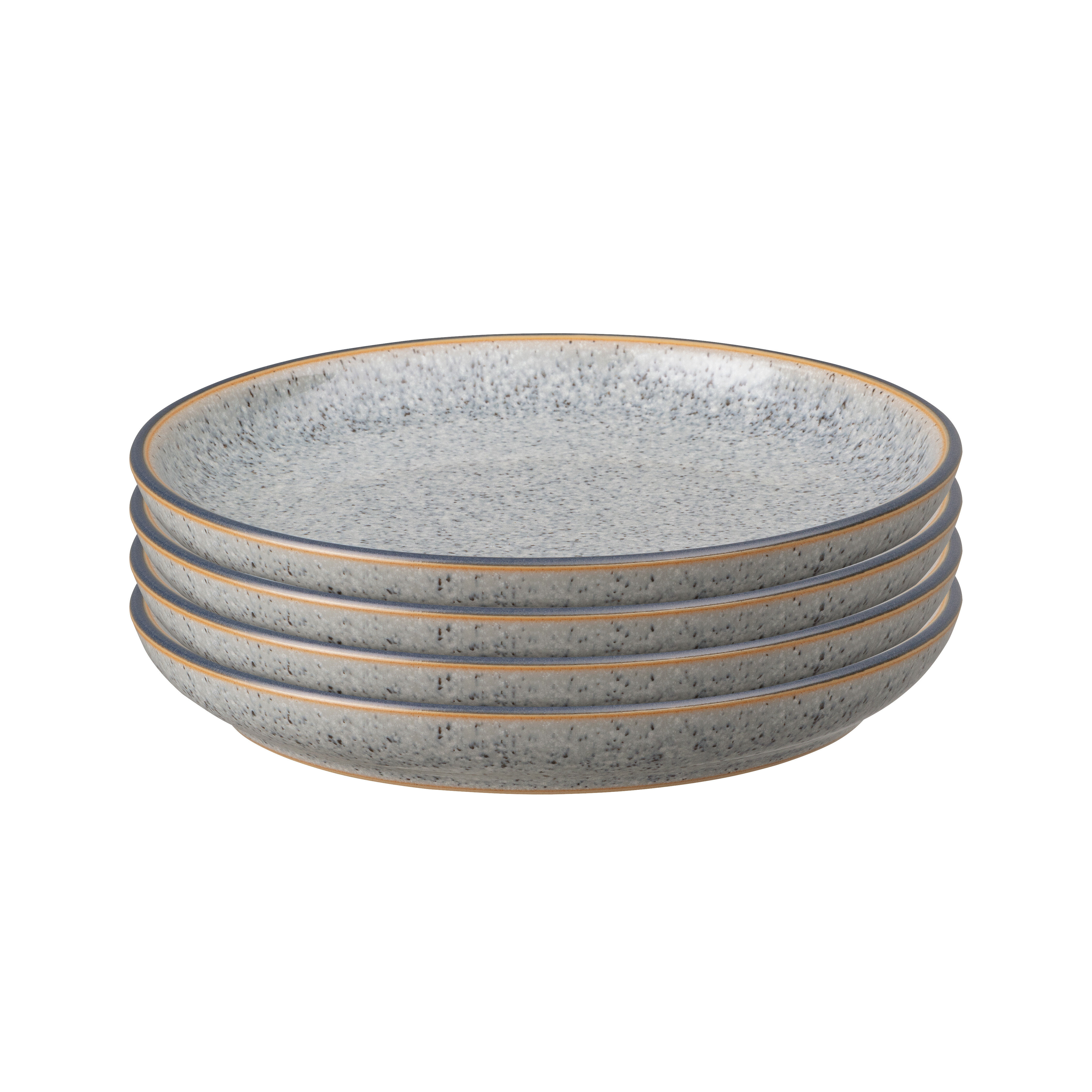 grey ceramic plates