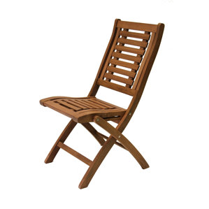 Roseland Eucalyptus Folding Side Chairs (Set of 2) by Beachcrest Home