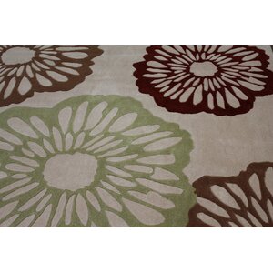 Transition Hand-Tufted Beige Area Rug