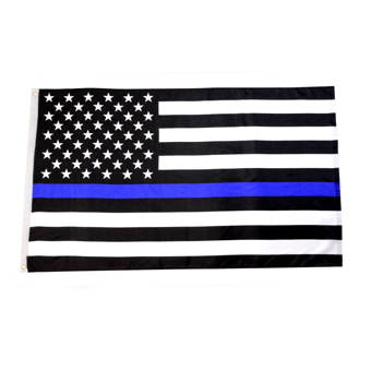 Bleu Lives Matter police USA American Thin Blue Line 3x5 Flag Officers 3/' x 5/'