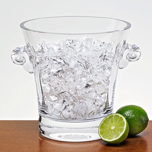 small crystal ice bucket