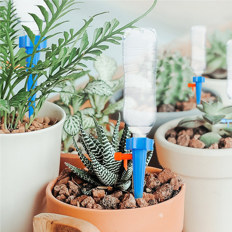 12 Pcs Watering Spikes Device Automatic Plants Self Water Drip Irrigation System 