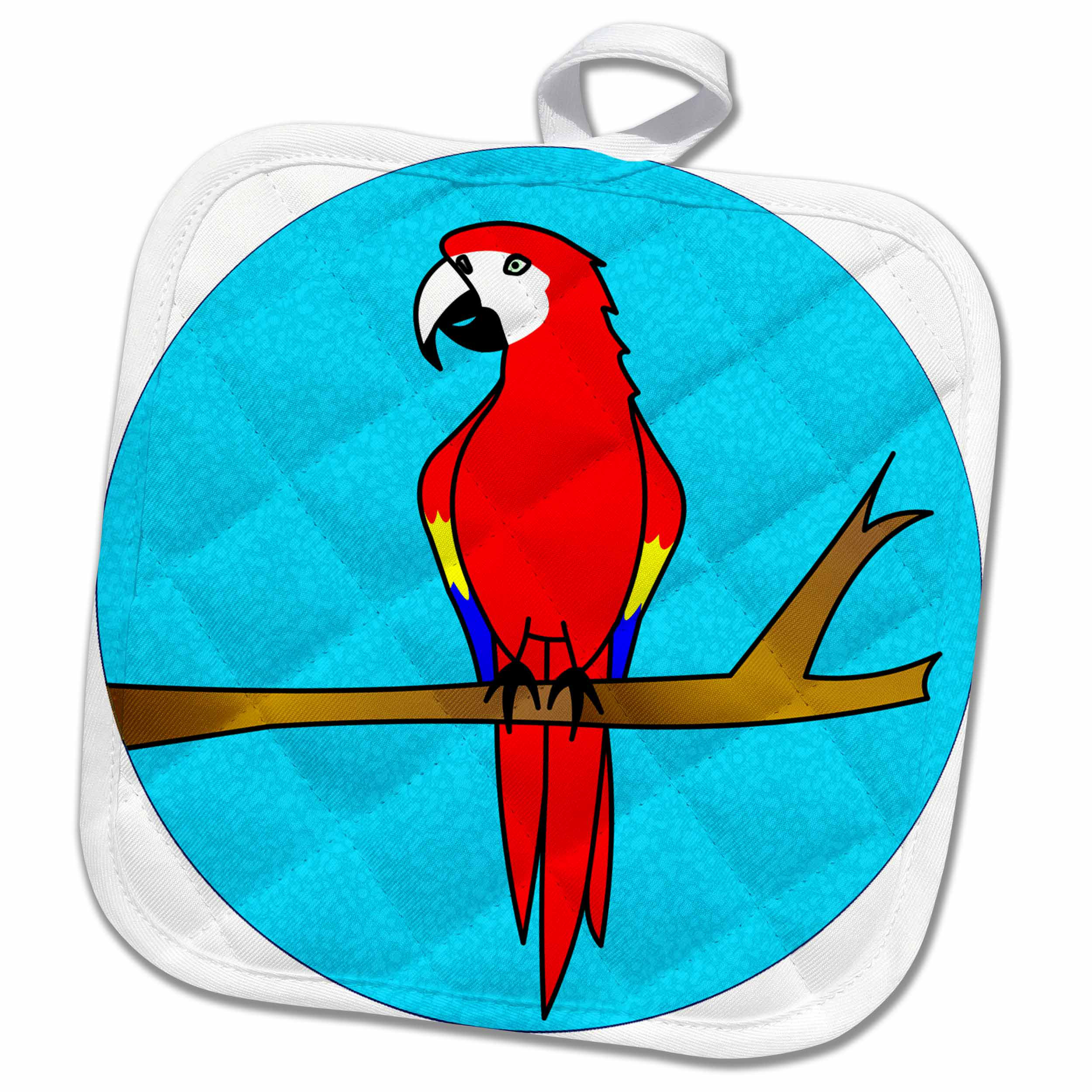 3drose Macaw Parrot Light Background Potholder Wayfair