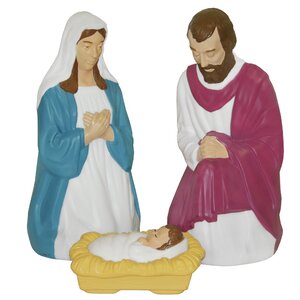3 Piece Nativity Figurine Set